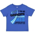 thumbnail image 3 of Inktastic I Love My Grandpa ALS Awareness Support, Care, Cure Boys or Girls Toddler T-Shirt, 3 of 5