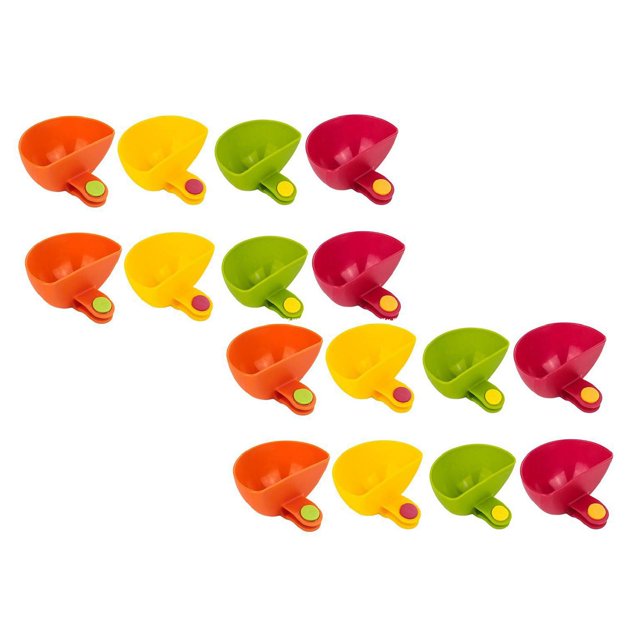 Oleegame 2PC Kitchen Utensils Set Kitchen Seasoning Tomato Clip 8PCS Bowl Dip Assorted Sugar Dishes Kitchen,Dining & Bar