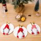 thumbnail image 1 of Cubrecubiertos de Navidad, cubiertos de cuchillo y tenedor, caraless anciano, cubiertos tridimensionales enano, decoración de mesa, regalo de fiesta, portátil, metal, para hogar, 1 of 9