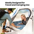 thumbnail image 2 of Full Size Camping Air Mattress Bed - Rechargeable Handheld Electric Pump - Portable and Foldable Bed for Home Travel, 2 of 7