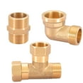 thumbnail image 4 of TOP-MAX 1PCS Brass Fitting for Heating and Drinking Water Systems Double Nipples with Male/Male Thread Gold, 4 of 5