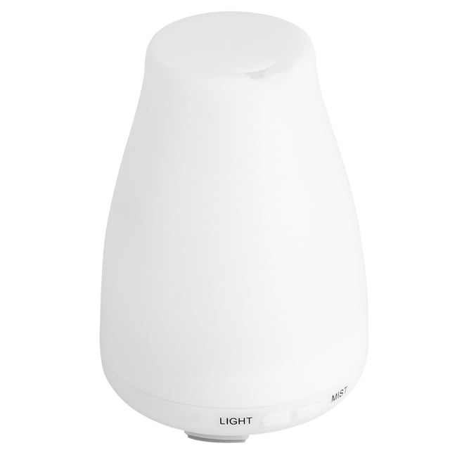 Humidificador de aire con DiFusor de DESCORTRITORIO DE 200ML, Nebulizaciónica Ultrasónica, 7 Luces Dirigidos A Ambientales, Apaguado Autico, Silencioso, Gimnasio de Yoga