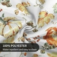 thumbnail image 2 of Thanksgiving Tablecloth Fall Watercolor Maple Leaf Pumpkin Tablecloth Washable Reused Round Tablecloth 60 Inch Holiday Party Dining Kitchen Table Decor, 2 of 6