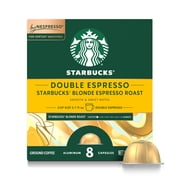 Starbucks By Nespresso Vertuo Pods, Starbucks Double Blonde Espresso Roast Coffee, 8 Capsules 2.82 oz