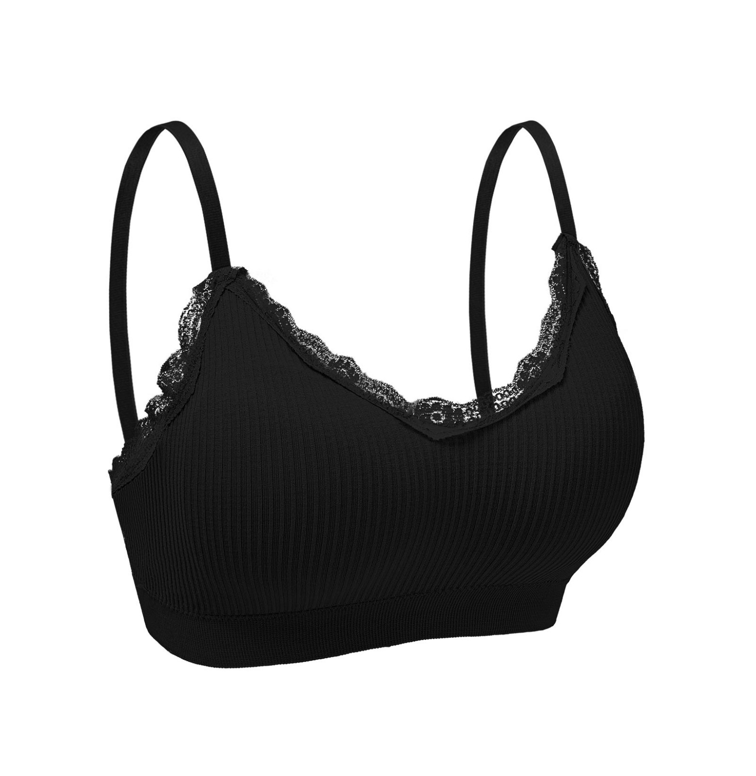 wofedyo Tube Tops For Women 1 Piece Neck Padded Sprot Bra For Womens