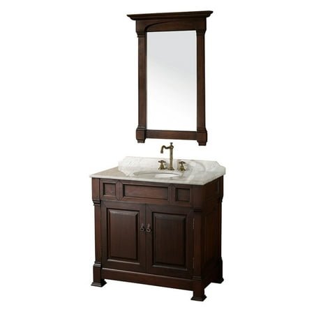 - Wyndham Collection WC-TS36DKCH Andover 36-in. Single Bathroom Vanity Set