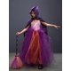thumbnail image 2 of Halloween Witch Cosplay Costume & Accessories, Capa Con Capucha Y Vestido De Malla, Trajes De Vestir Para Niños Para Actuaciones De Fiesta, Como Regalo, 2 of 4