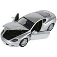 thumbnail image 3 of Aston Martin DB9 Coupe Silver Metallic "Timeless Legends" 1/24 Diecast Model Car by Motormax, 3 of 3