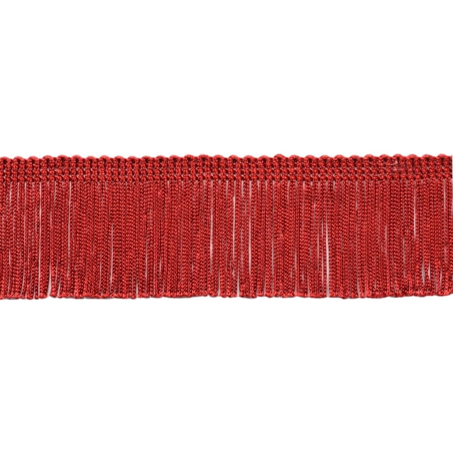 Frange de Chaînette 2 Pouces / Style CF02, Couleur : Rouge - J04 (Vendu au Mètre)