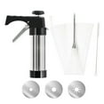 thumbnail image 2 of Callipe Churro Maker Machine with Piping Piping Tips And Bag Stainless Steel Easy to Fill Fritters Making Kit with Cleaning Brush for Making Churro, 2 of 7