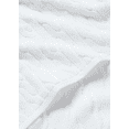 thumbnail image 4 of Ralph Lauren WHITE Sanders Cable Bath Towels, 30" x 56", 4 of 4