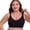 Black, variant on Wirefree Supportive Lift and Side Coverage Seamless T Shirt Bra for Everyday Comfort and Breathable Confidence, XL, White
