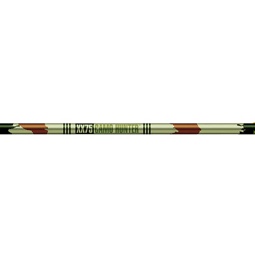 Easton XX75 Camo Hunter 2213 Arrows Factory Fletched w/ 4" Vanes 6 Pack 