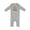 AC-Heather Grey, variant on My Yaya Loves Me Owl Girls Grandchild Baby Romper Coveralls