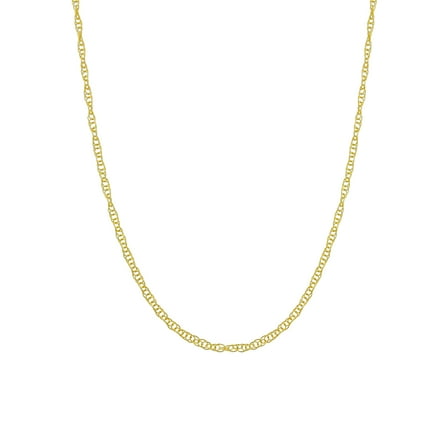 Charm America - Gold 18 Inch 1.2MM Cable Chain Necklace - 14 Karat Solid Gold