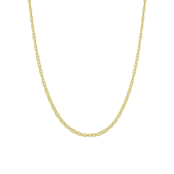 Charm America - Gold 18 Inch 1.2MM Cable Chain Necklace - 14 Karat Solid Gold