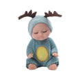 thumbnail image 2 of Realistic SleepIng Doll Toy 4.53 Inches Random Color Gift for Toddlers Boys Girls SoothIng Bedtime Buddy Animal Costume Nursery Decor Durable VInyl Stress Relief Welcome SprIng, 2 of 6