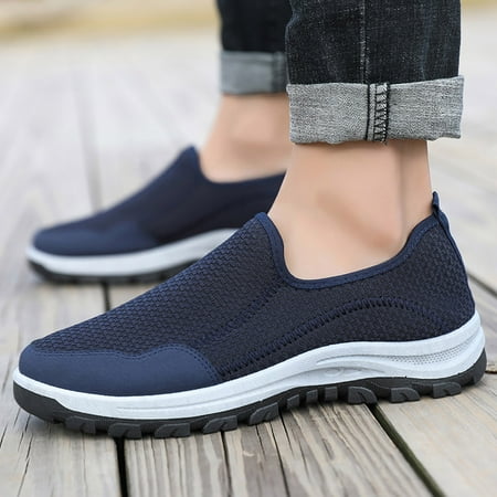 

NEGJ Men Low Top Walking Shoes Fashion Sneakers Casual Shoes Loafers