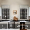 thumbnail image 4 of Kitchen Curtains 36 Inch Short - 3 Panel Set with Cute Bumble Bee and Honeycomb Print, Rod Pocket Window Curtain, 100% Polyester for Bee Lovers, Farmhouse, Kitchen, Living Room, Easy Wash, 4 of 6