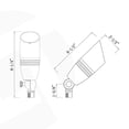 thumbnail image 5 of SPB06-NB Low Voltage LED Outdoor Landscape Spotlight ABBA Lighting USA, 5 of 6