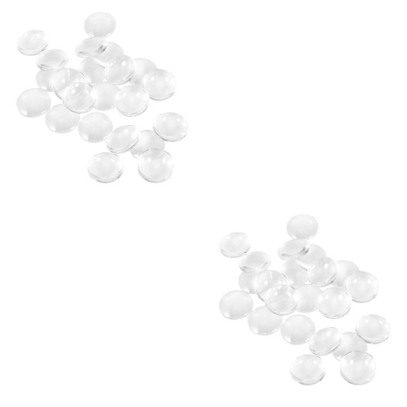 240 pcs Glass Dome Crystal Clear Round for Photo Pendant Craft Jewelry Making(Transparent/12mm)
