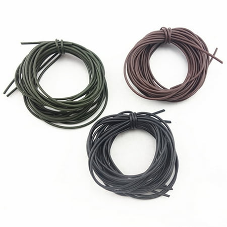 NIBOLOG 3Bundle 1m Carp Fishing DIY Soft Silicone Rigs Tube Sleeve Line Tackle Accessory
