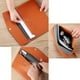 thumbnail image 5 of Carpeta de archivos A4 de cuero PU, portadocumentos, cartera impermeable, sobre, carpeta, estuche con cierre a presión Fokelyi WMZY-925-3, 5 of 7
