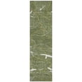 thumbnail image 2 of Addison Rugs Chantille Indoor/Outdoor Transitional Lines Olive Washable Runner Rug, 2'3" x 7'6", 2 of 6