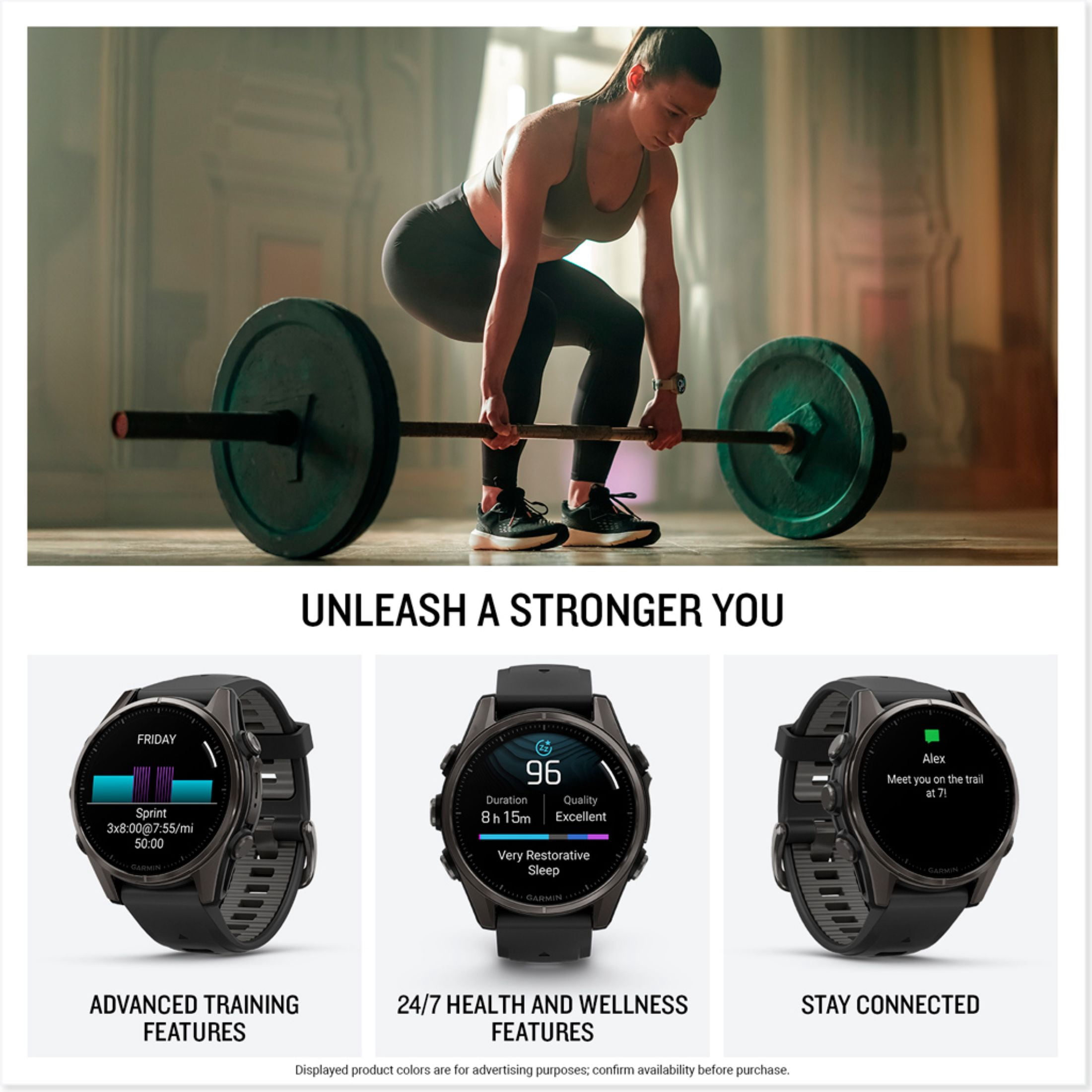 Garmin fenix® 8 43 mm, AMOLED, Sapphire, Carbon Gray DLC Titanium w/ Black Silicone Band