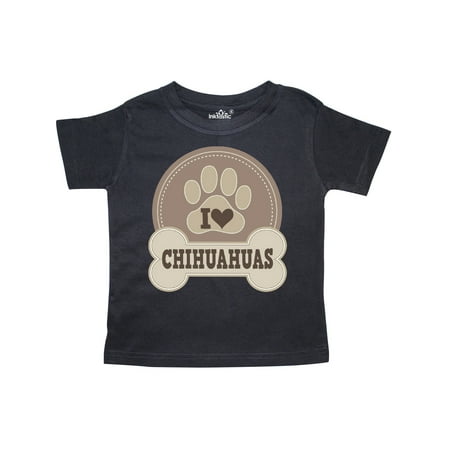 

Inktastic I Love My Chihuahua dog Gift Toddler Boy or Toddler Girl T-Shirt