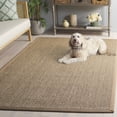 thumbnail image 3 of SAFAVIEH Natural Fiber Maksim Border Area Rug, Natural/Beige, 8' x 10', 3 of 11