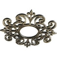 thumbnail image 2 of 34"OD x 11"ID x 1"P Dijon Architectural Grade PVC Pierced Ceiling Medallion, Antiqued Pale Gold, 2 of 10