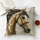 thumbnail image 5 of Casa Sofá Sala de Estar Cobertura Corta de Almohada de Peluche de Caballo 45x45cm, Decoración Bordada Linda, Almohadas para el Sofá Sala de Estar, 5 of 6