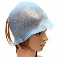 thumbnail image 1 of Hair Highlighting Cap with Hook Reusable Silicone for Salon Controlled Hair Coloring Blue, 1 of 4