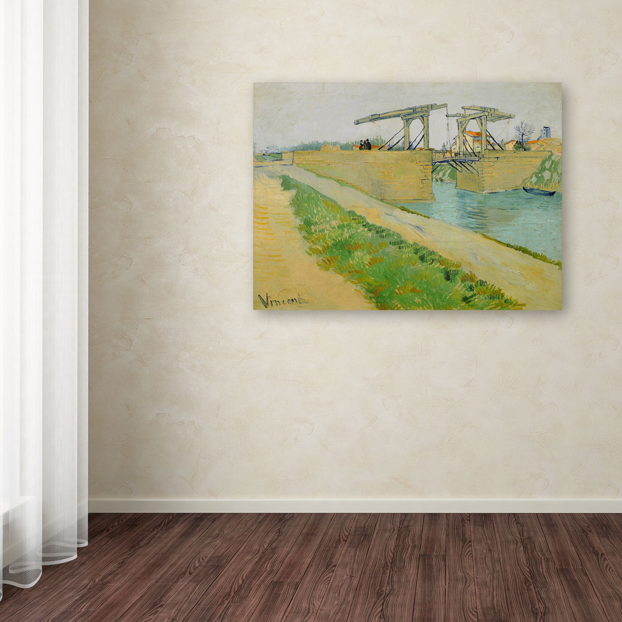 Trademark Fine Art 'The Langlois Bridge' Canvas Art by Van Gogh