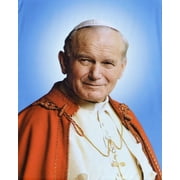 Autom co Catholic print picture - POPE JOHN PAUL II C - 8 Inch x 10 Inch ready to be framed