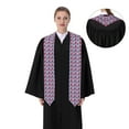 thumbnail image 4 of Fuzoiu Cartoon Lobsters 2 Print Graduation Sash,Graduation Stole,Unisex Adult Graduation Stole Shawl 91" Long,for Academic Commencements Shawl-Sharp Corner, 4 of 7
