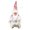 D, variant on ZMKIAG Skiing Santa Figurine with Sleigh and Red Printed Hat - Cute Miniature Christmas Tree Decoration with Lanyard for Winter Festival, Tabletop Ornament and Gift Idea