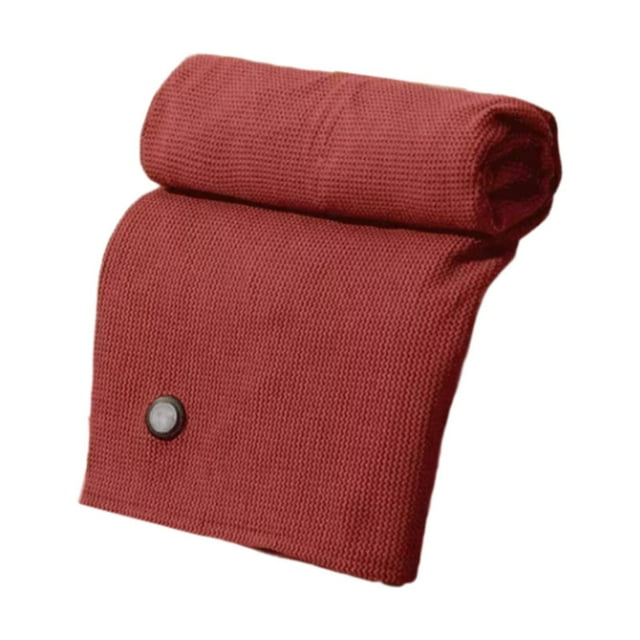 DOLITY Heated Shawl Wraps Adjustable Temperature for Women for Office Couch Bedroom Red