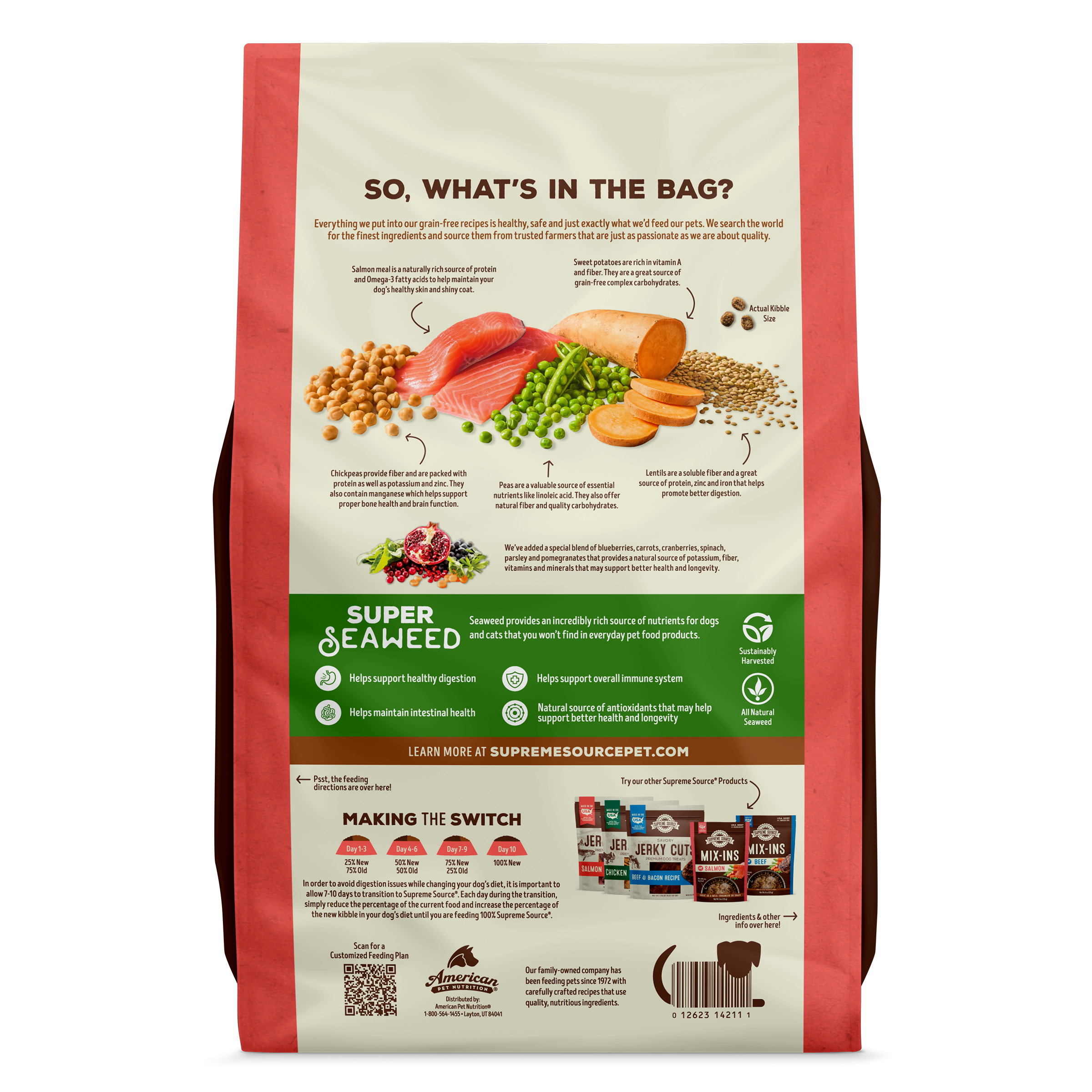 Supreme Source Grain-Free Salmon Meal & Sweet Potato Dry Dog Food photo 2