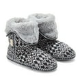 thumbnail image 3 of Dearfoams Women's Beth Faux Fur Fold Down Fuzzy Bootie House Slipper Boot, 3 of 6