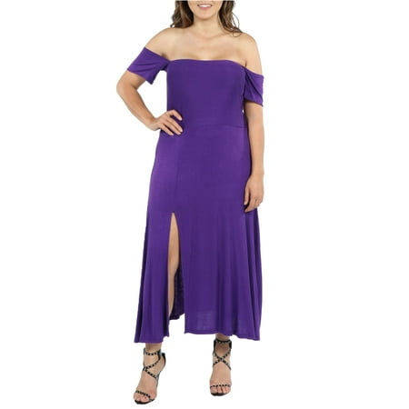 - Women's Star Sweep Off Shoulder Dress