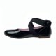 thumbnail image 3 of Flats Ballerina Niña Moda Casual Cómodo Charol Negro Moño Trasero Ajuste Tirantes 005A4Q negro 19 Tropicana 005A4Q, 3 of 7