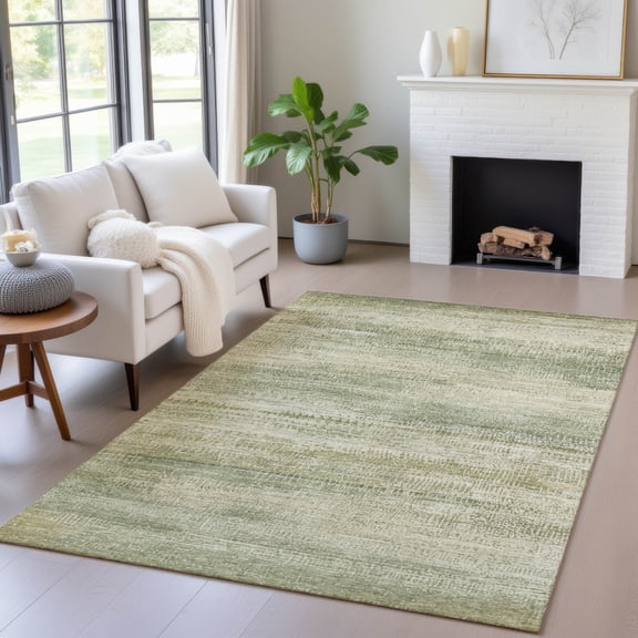 Addison Rugs Chantille Indoor/Outdoor Transitional Abstract Aloe Machine Washable Rectangle Rug, 10' x 14'