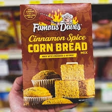 Famous Dave's Cinnamon Spice Cornbread Muffin Mix, 15 oz