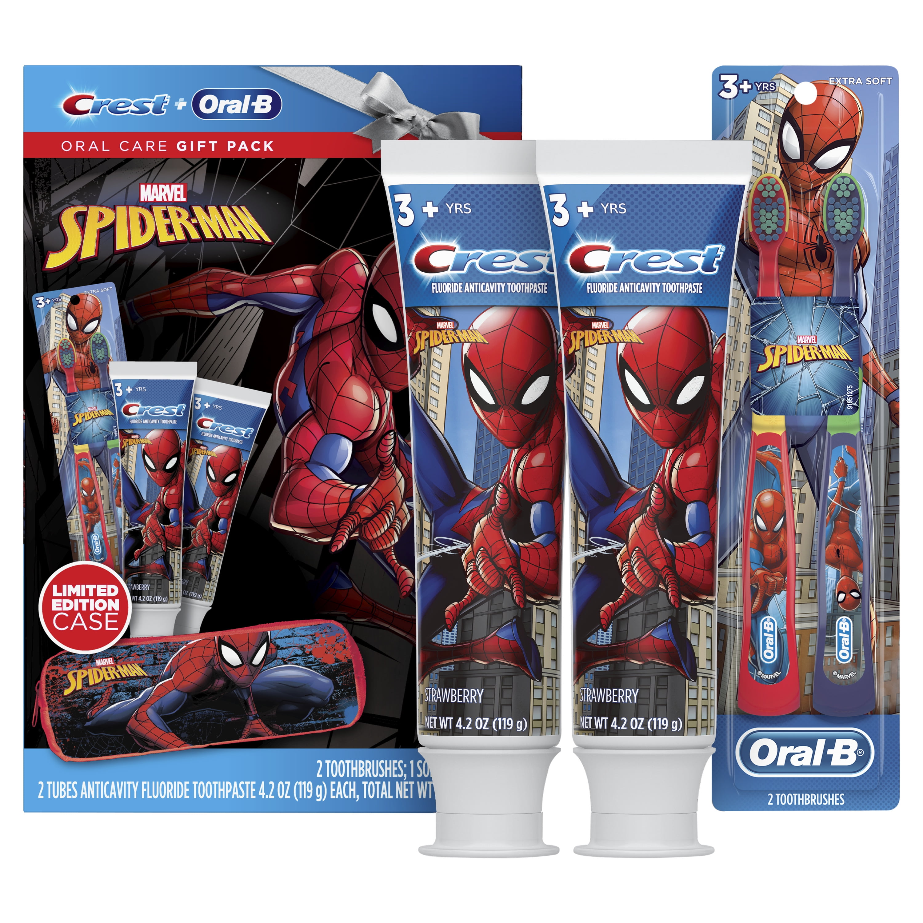 25-value-crest-oral-b-kids-spiderman-holiday-pack-gift-set-with-2