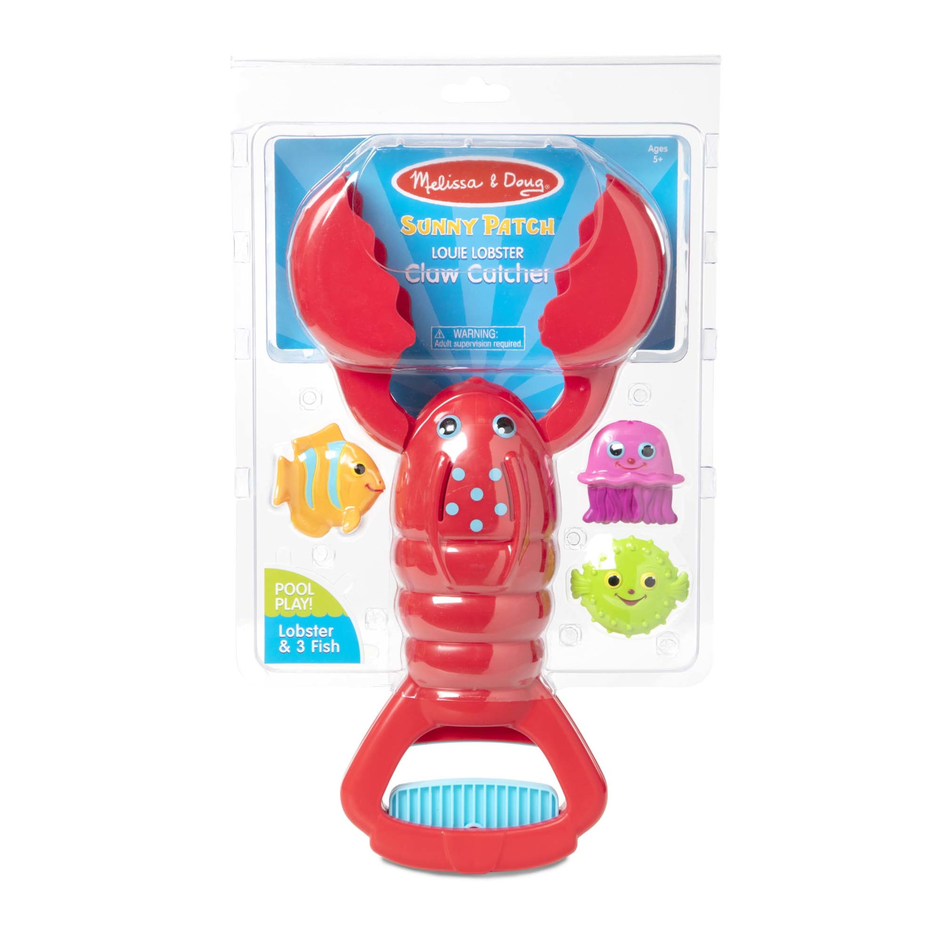 Melissa & Doug Sunny Patch Louie Lobster Claw Catcher - Grab-and-Squeeze  Pool Toy