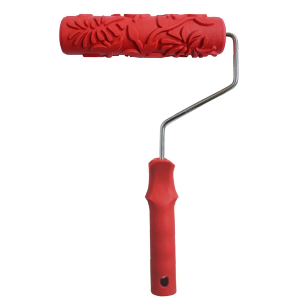 7 '' DIY Embossed Paint Roller Textured Roller Paint Roller with Pattern, Pattern Selectable
