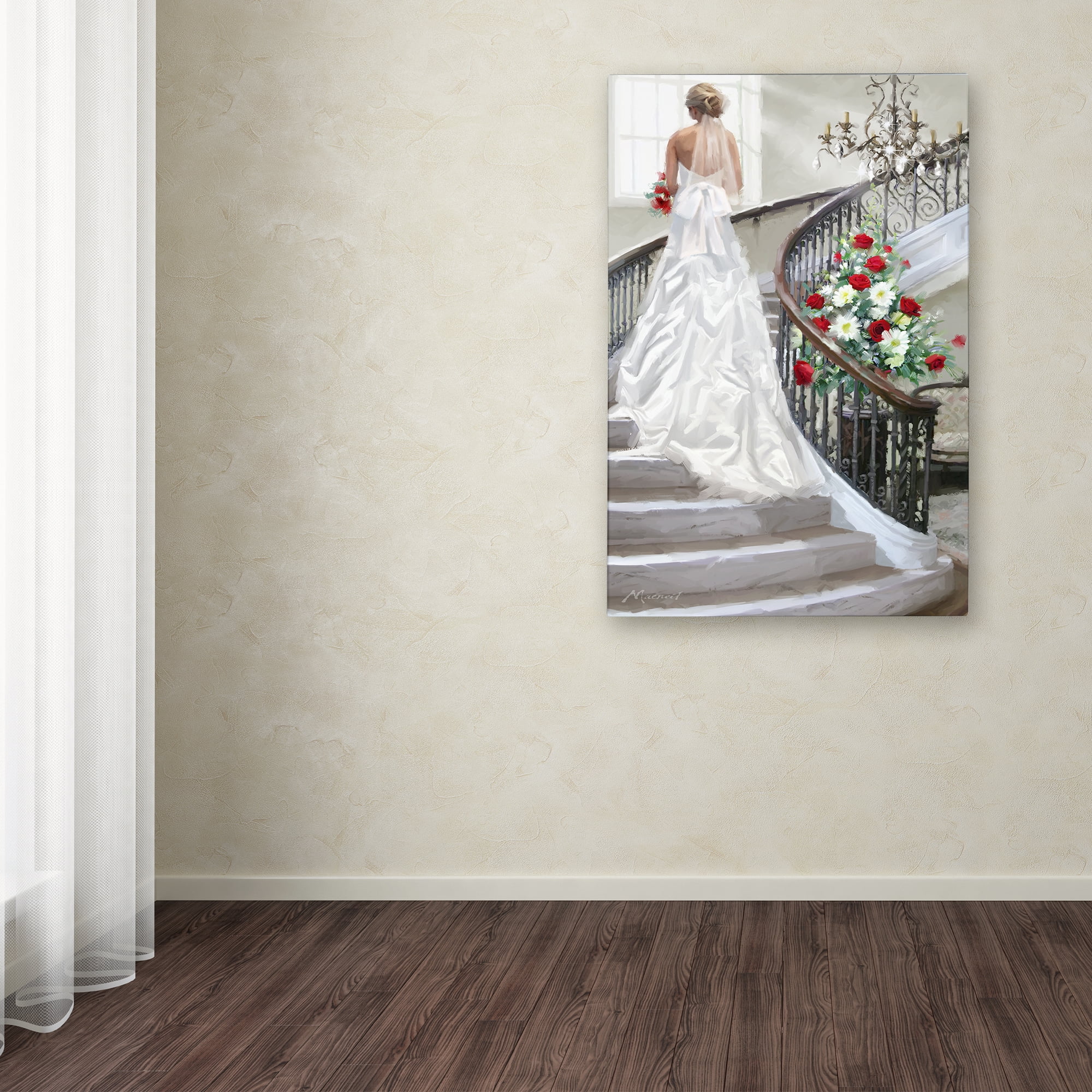 Trademark Fine Art 'Bridal Staircase' Canvas Art by The Macneil Studio