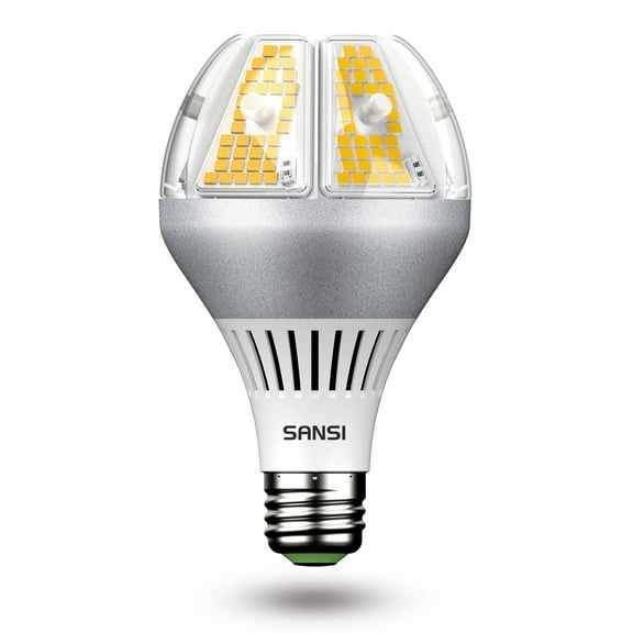 SANSI 35W A21 LED Bulb, 6500 Lumens Ultra Bright Light Bulb, E26 Base, 5000K Daylight Non-Dimmable